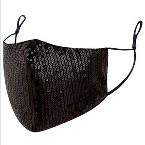 Black Sequin Mask 🌟2/$20🌟